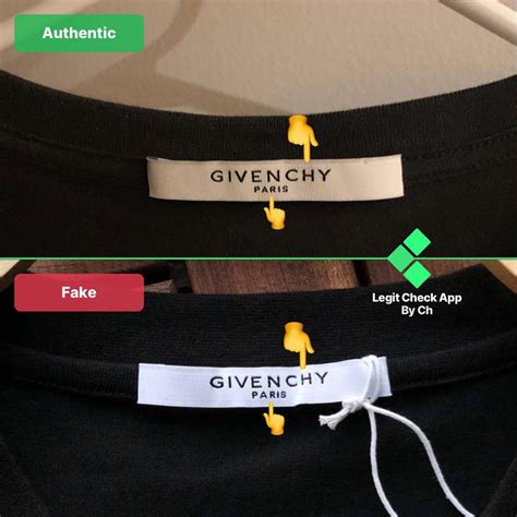 givenchy t shirt real vs fake|how to spot givenchy clothing.